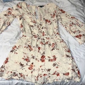 Floral American eagle romper